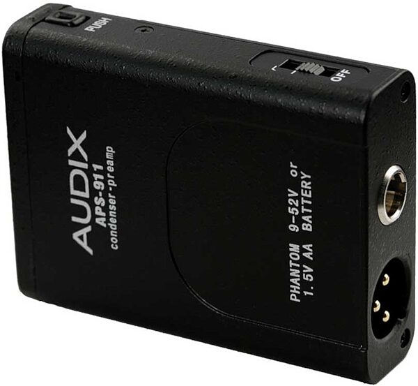 Audix APS-911 Battery-Powered Phantom Power Adapter, New, Action Position Back