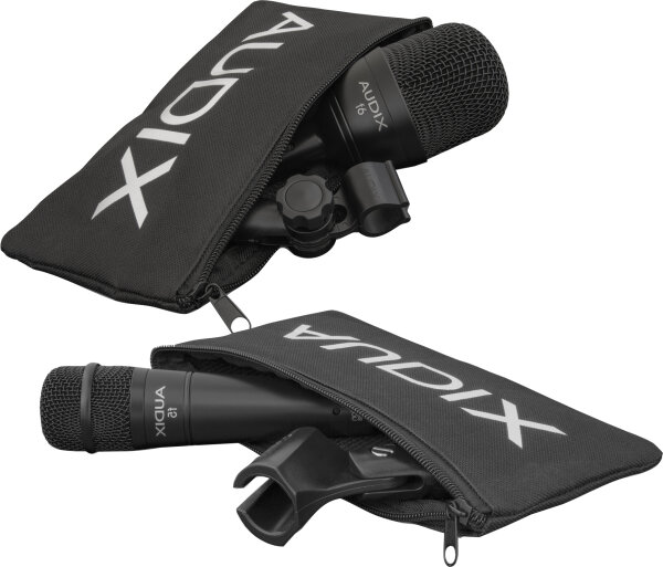 Audix F5 Hypercardioid Dynamic Instrument Microphone, With Audix F6 Microphone, Action Position Back