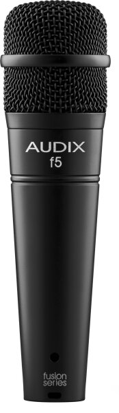 Audix F5 Hypercardioid Dynamic Instrument Microphone, With Audix F6 Microphone, Action Position Back