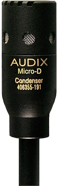 Audix Micro-D Mini Condenser Instrument Microphone, New, Action Position Back