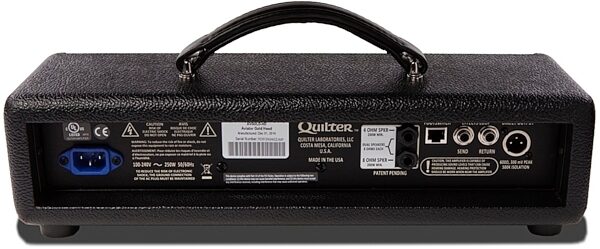 Quilter Aviator Gold Guitar Amplifier Head (200 Watts), Rear