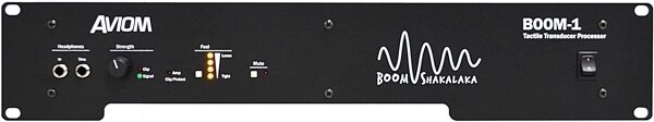 Aviom BOOM-1 Tactile Transducer Processor Amplifier, New, Action Position Back