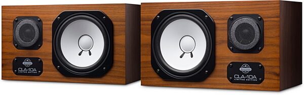 Avantone Pro CLA-10A Chris Lord-Alge Active Studio Monitor System, Limited-Edition Natural Mahogany, Pair, Action Position Back