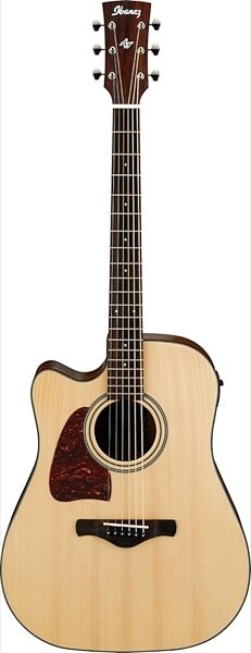 Ibanez AW400LCE Artwood Acoustic-Electric Guitar, Left-Handed, Natural