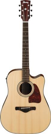 Ibanez AW400CE Artwood Acoustic-Electric Guitar, Natural