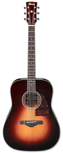 Ibanez AW400 Acoustic Guitar, Brown Sunburst
