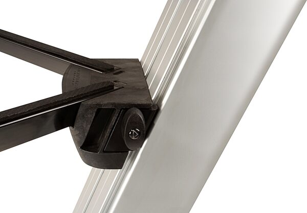 Ultimate Support AX-48 PRO APEX Keyboard Stand, Silver, Detail Side