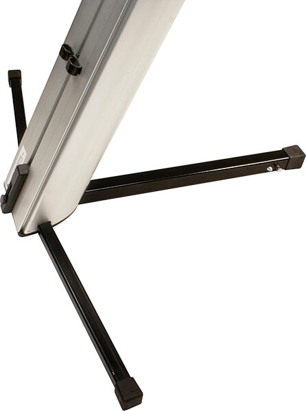 Ultimate Support AX-48 PRO APEX Keyboard Stand, Silver, Detail Side