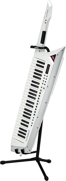 Roland AX-EDGE Keytar Synthesizer, White, AX-EDGE-W, Action Position Front