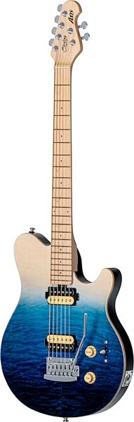 Sterling by Music Man AX3QM Axis Electric Guitar, Action Position Back