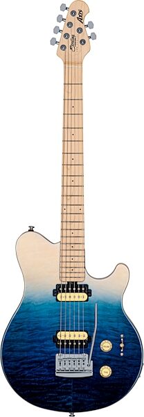 Sterling by Music Man AX3QM Axis Electric Guitar, Action Position Back