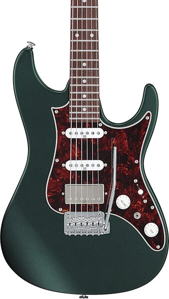 Ibanez AZ2204N Prestige Electric Guitar (with Case), Ivy Green Metallic, Action Position Back
