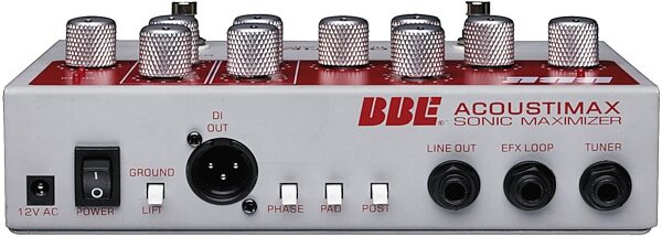BBE Acoustimax Acoustic Guitar Preamp, Rear