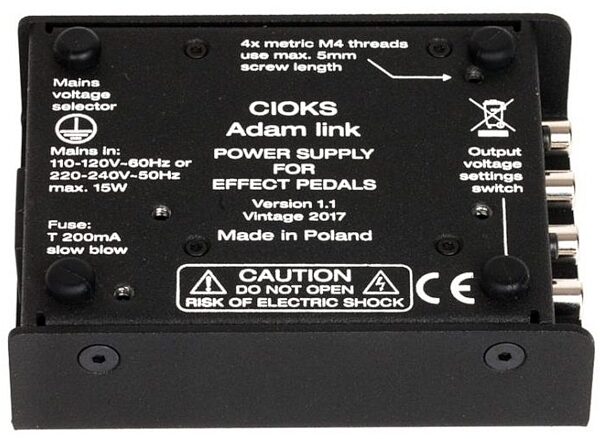 Cioks Adam Link Pedal Power Supply, Bottom