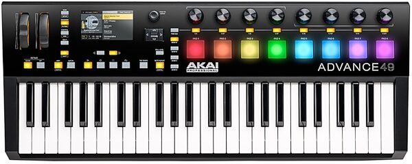 Akai Advance 49 USB MIDI Keyboard Controller, 49-Key, Main