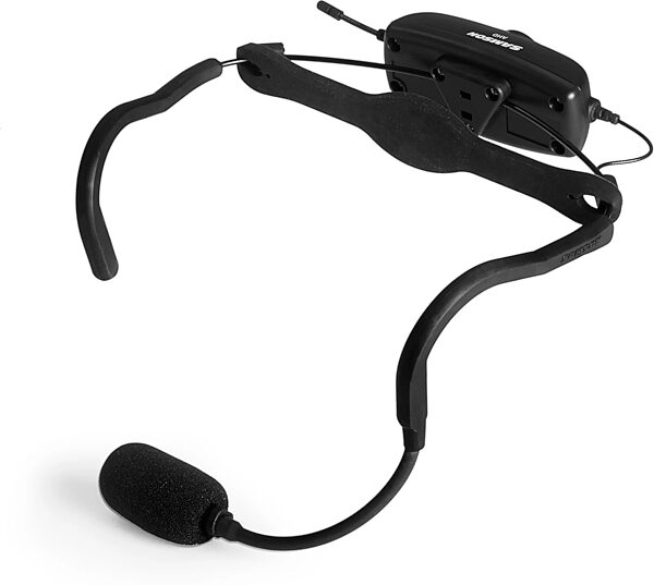 Samson AirLine XDm Fitness Headset Digital Wireless Microphone System with Tabletop Receiver, New, Headset