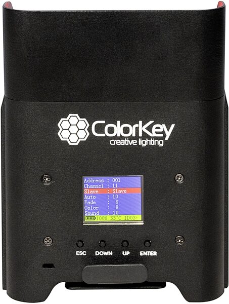ColorKey AirPar HEX 4 Light, Action Position Back