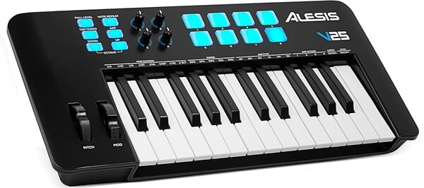 Alesis V25 USB MIDI Controller Keyboard, 25-Key, New, Main