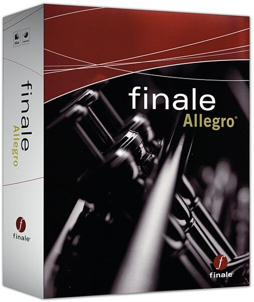 MakeMusic Finale Allegro Notation Software (Mac and Windows), Main