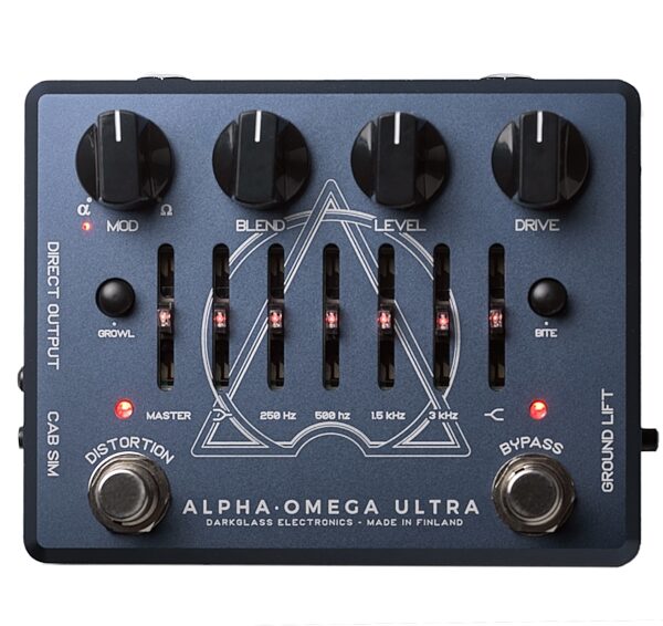 Darkglass Alpha-Omega Ultra Bass Distortion and Overdrive Pedal, Main