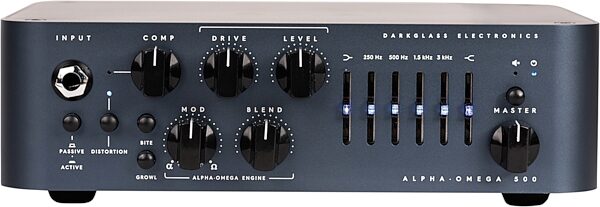 Darkglass Alpha Omega AO500 Bass Amplifier Head (500 Watts), New, Action Position Back