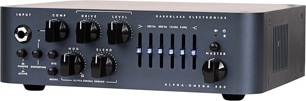 Darkglass Alpha Omega AO500 Bass Amplifier Head (500 Watts), New, Action Position Back