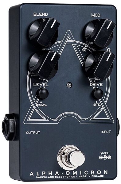 Darkglass Alpha Omicron Dual-Channel Bass Distortion Pedal, New, Side