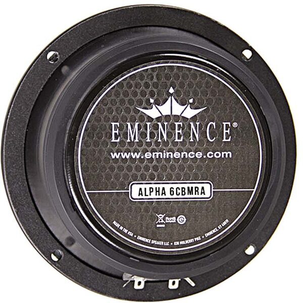 Eminence ALPHA-6CBMRA PA Speaker (200 Watts, 6.5"), 8 Ohms, Action Position Back