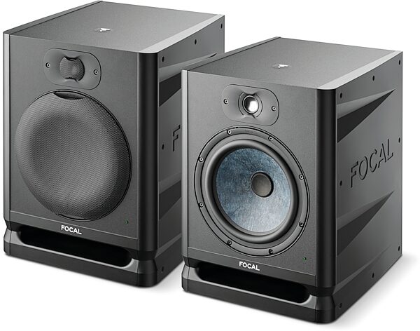 Focal Alpha 80 EVO Powered Studio Monitor, Black, 8 inch, USED, Warehouse Resealed, Action Position Back
