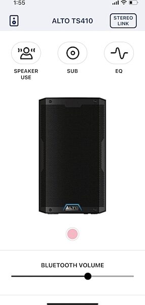 Alto Professional TS410 Powered Loudspeaker, New, Action Position Back