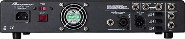 Ampeg Portaflex PF-800 Head with 2x10 and 1x15 Cabinets Bass Amplifier Stack, New, Rear