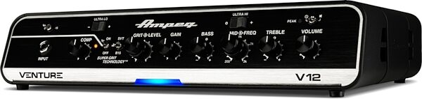 Ampeg Venture V12 Bass Guitar Amplifier Head (1200 Watts), New, Action Position Back