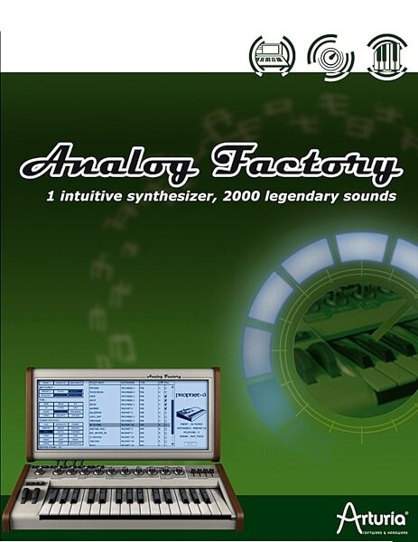 Arturia Analog Factory Classic Synth Plug-In, Box