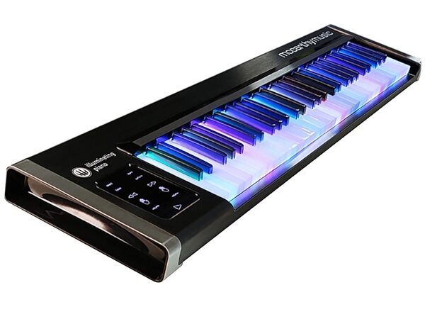 McCarthy Music Illuminating Piano Digital Keyboard, Angle