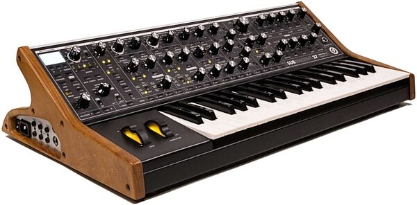 Moog Subsequent 37 Analog Synthesizer Keyboard, New, Angle