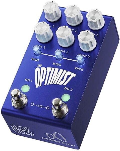 Jackson Audio Optimist Dual Overdrive and EQ Pedal, Classic, view