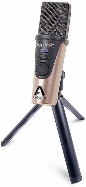 Apogee HypeMiC USB and iOS Microphone with Compressor, New, Stand