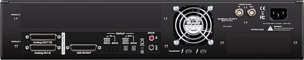 Apogee Symphony I/O Mk II 8x8+8MP Thunderbolt Audio Interface, New, Main Back