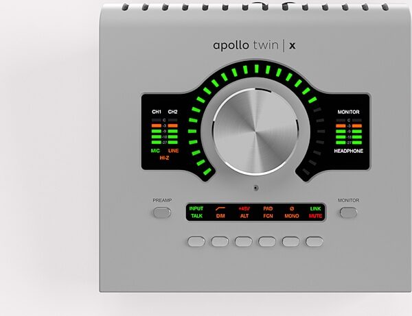 Universal Audio Apollo Twin X Duo Gen 2 Thunderbolt Audio Interface, Studio+ Edition, New, Action Position Back