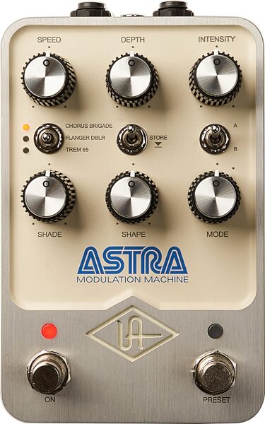 Universal Audio Astra Modulation Machine Effect Pedal, New, Action Position Back