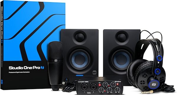 PreSonus AudioBox 96 USB Complete Bundle, New, main w sw fixed