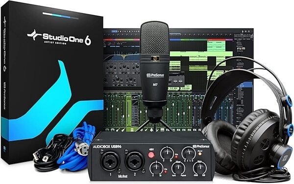 PreSonus AudioBox USB 96 Studio Bundle - 25th Anniversary Edition, Main