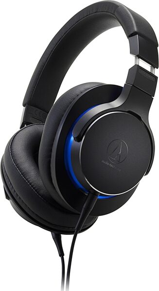 Audio-Technica ATH-MSR7b Over-Ear High-Resolution Headphones, Black, USED, Blemished, Action Position Back
