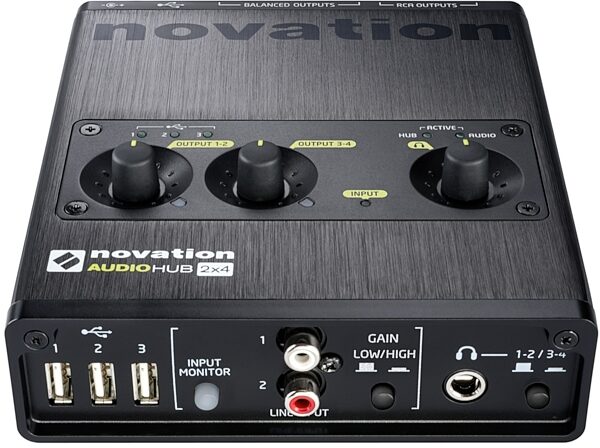 Novation AudioHub 2x4 USB Audio Interface, Main