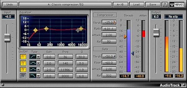 Waves Native Gold Bundle (Windows and Macintosh), AudioTrack