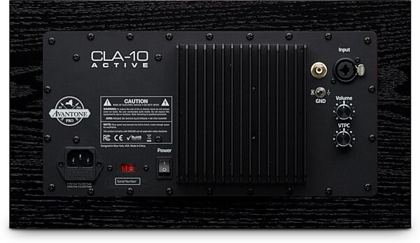 Avantone Pro CLA-10 Active Studio Monitor, Black, Pair, Action Position Back