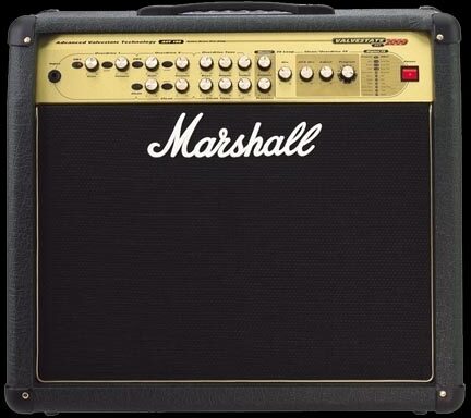 Marshall AVT100 Guitar Combo Amplifier with Digital Effects (100 watt, 3 channel, 1x12 inch), Main