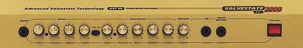 Marshall AVT50 Guitar Combo Amplifier (50 watt, 1x12 inch), Front Panel