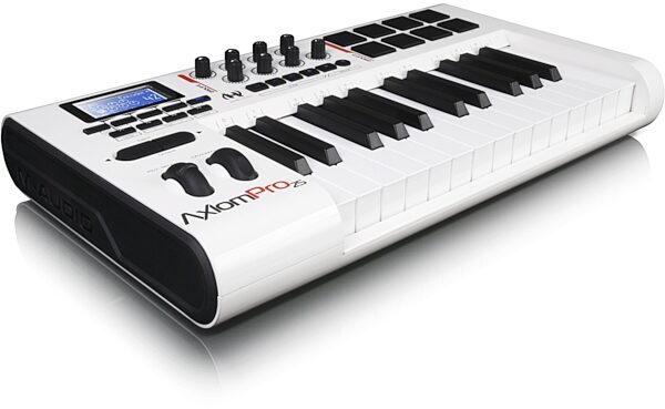 M-Audio Axiom Pro 25 Keyboard MIDI Controller, Angle