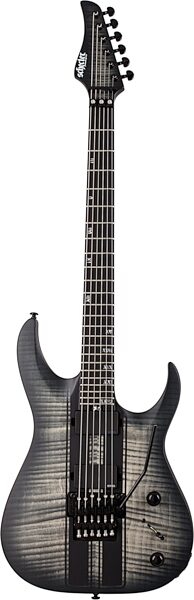 Schecter Banshee GT Electric Guitar, Charcoal Burst, Scratch and Dent, Action Position Back